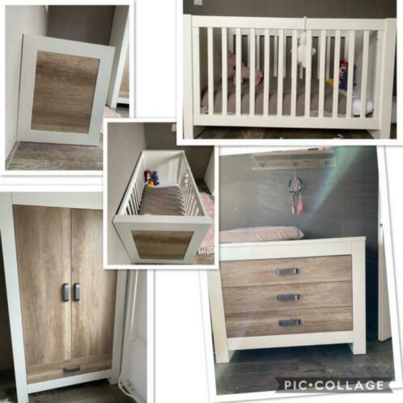 Kidsmill babykamer Long Island compleet zgan