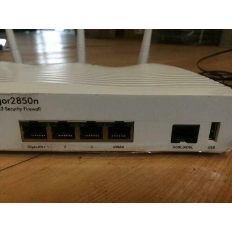 Wifi modem en router DrayTek Vigor 2850n annex A