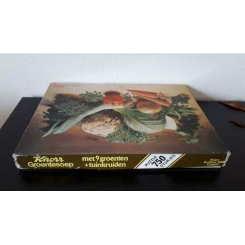 Puzzel vintage Knorr groentesoep 40 x 60