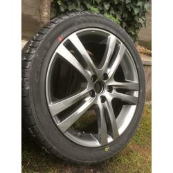 Nieuwe 17” velgen + banden 5x100 toyota avensis 215/45/17