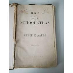 Bos Schoolatlas Der Geheele Aarde