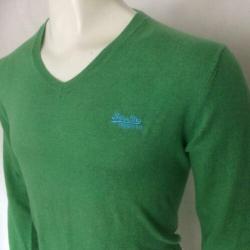Superdry trui - cashmere blend green