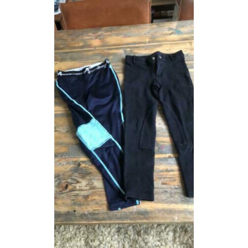 2 x set rijkleding en rijlaarzen..