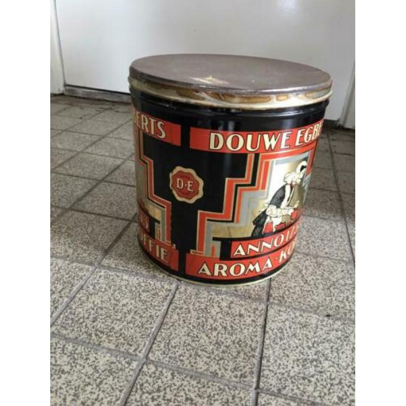 Vintage Douwe Egberts winkel blik