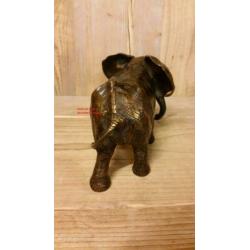 Bronzen beeld / OLIFANT / 14 cm hoog