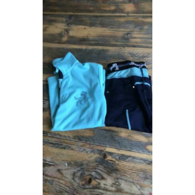 2 x set rijkleding en rijlaarzen..
