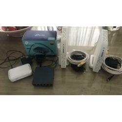 2x WiFi versterker incl twee Switch