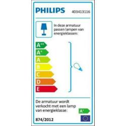Philips ecomoods hanglamp wit licht eettafel design