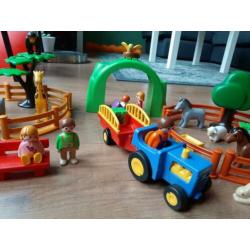Playmobil 123 grote dierentuin 6754 compleet