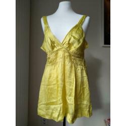 Zijden top tuniek Zilver Creek XL