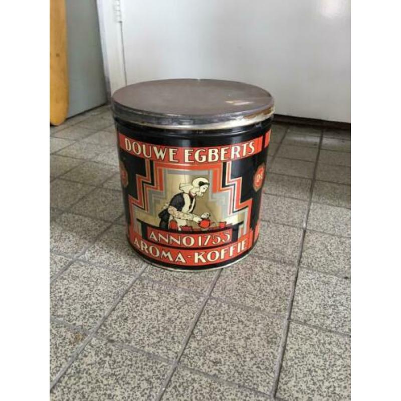 Vintage Douwe Egberts winkel blik