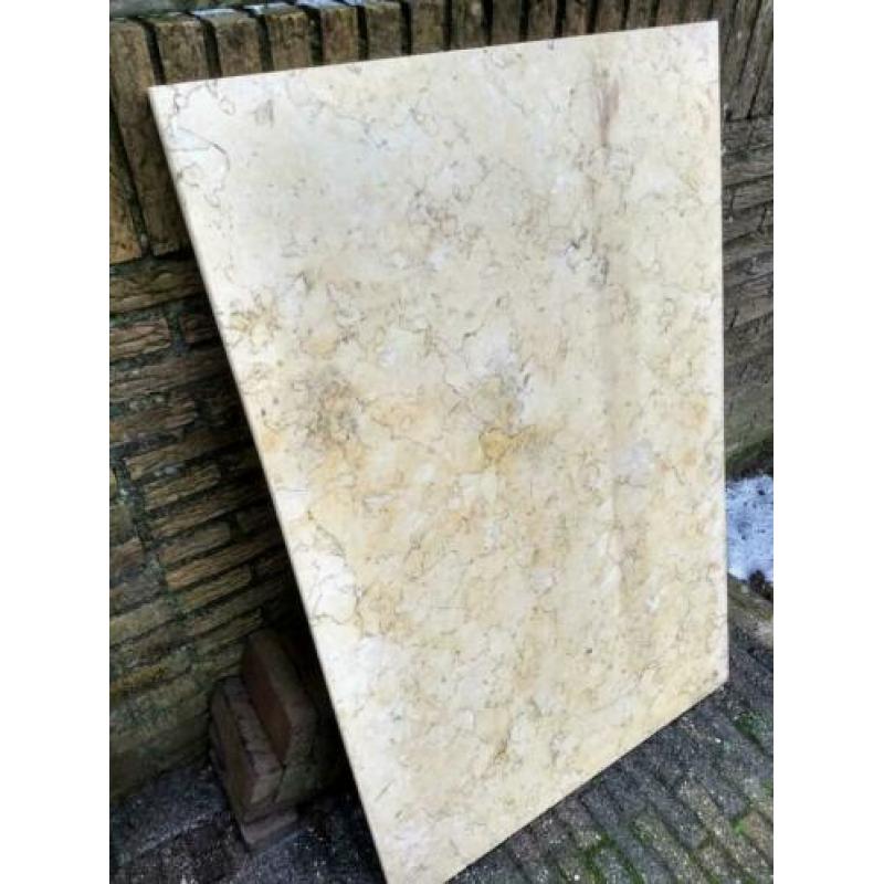 Marmer blad / plaat geel 115 x 76 x 3 cm, natuursteen