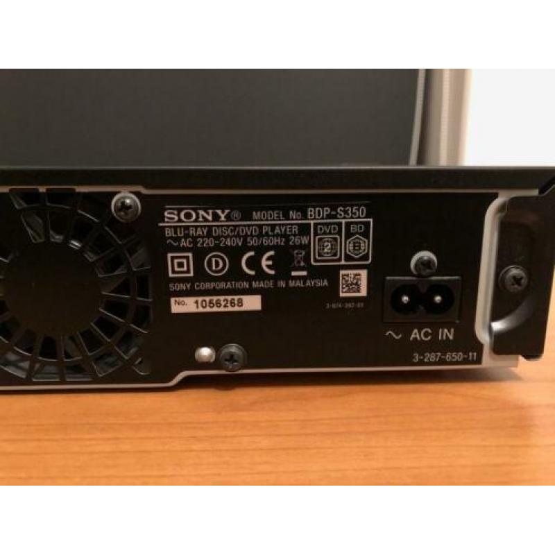 Sony BDP-S350 Blu-ray disc-speler