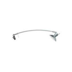 Spot/schijnwerper BIG WHITE 308052 met klem zilvergrijs