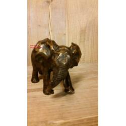 Bronzen beeld / OLIFANT / 14 cm hoog