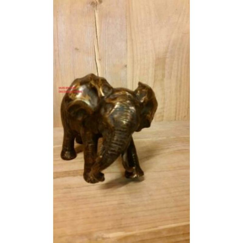 Bronzen beeld / OLIFANT / 14 cm hoog