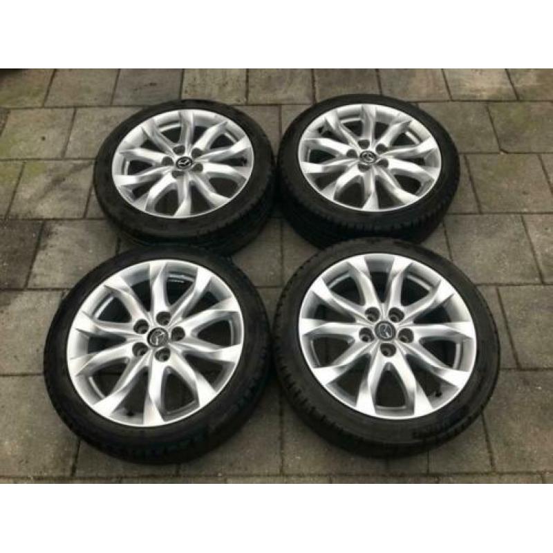 ? 18” Originele Mazda 3 2013+ GTM Velgen met Banden 5x114,3