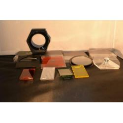 Cokin filterhouder met 4 filters en gekleurde flits filters