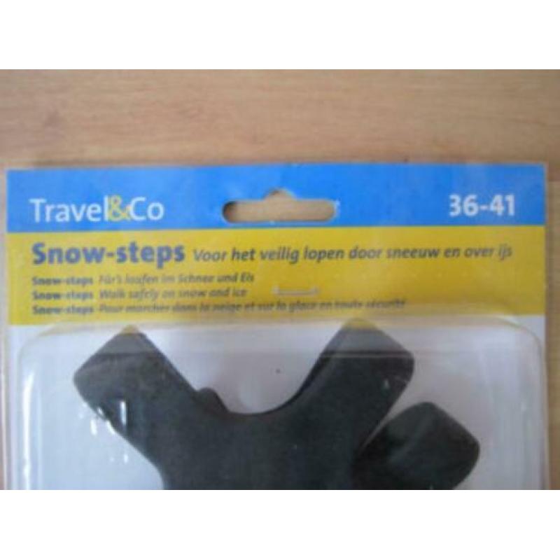 Met GRIP IN DE SNEEUW LOPEN? Het kan met deze SNOW-STEPS !!!