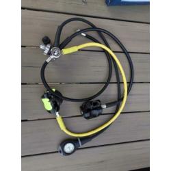 Apeks DS4 en 2x ATX40 en Mares manometer. ALS NIEUW