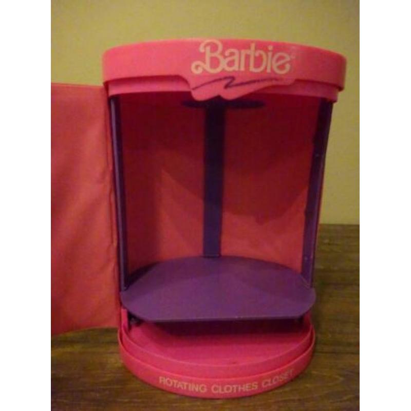 Barbie - draaiende klerenkast - rotating closet - 90s