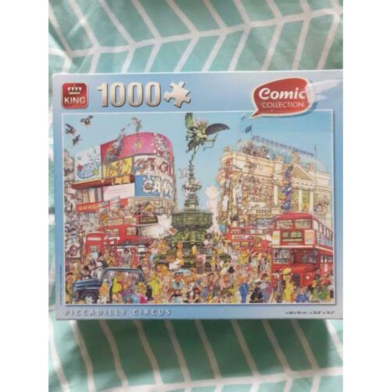 King puzzels (2x 1000 comic, 1x 500)