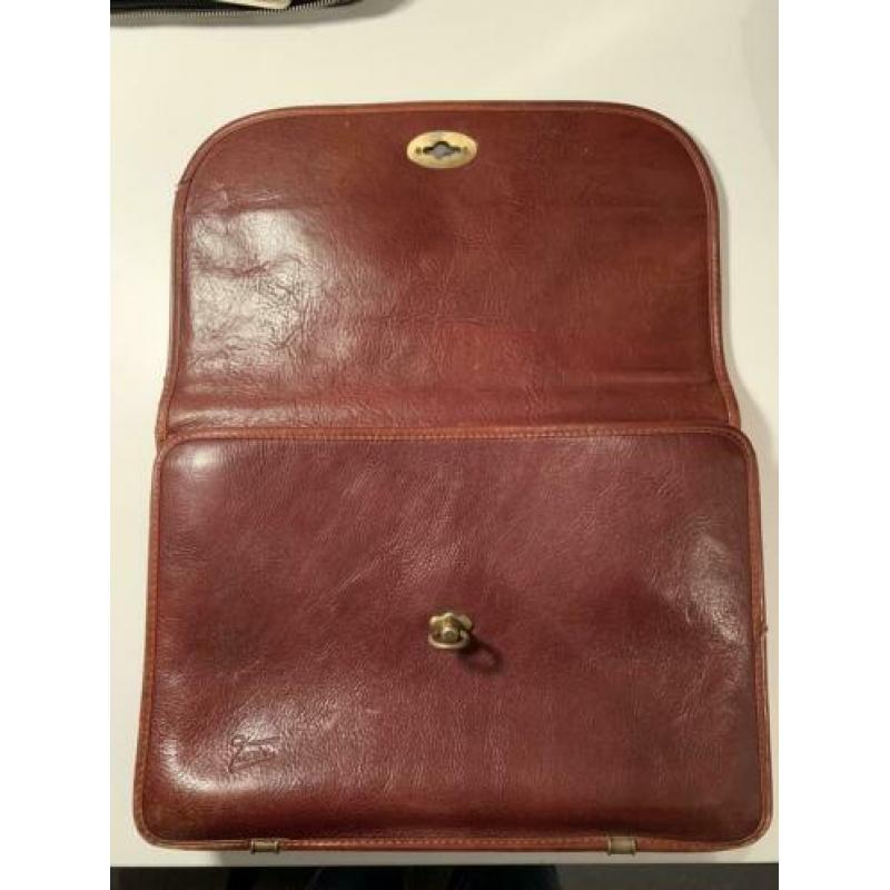 Lederen sleeve Texier