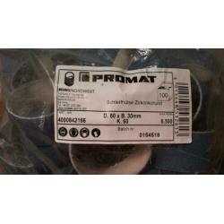 Promat slijphulzen 60x30 staal en rvs