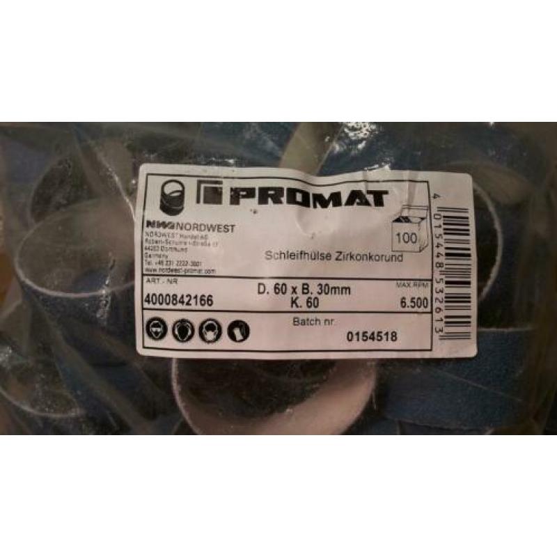 Promat slijphulzen 60x30 staal en rvs