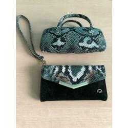 Clutch Velvet voor IPhone nieuw!! evt. met brillenkoker
