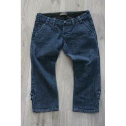 Blauw kort dames broek NUMPH, maat M 38 (935)