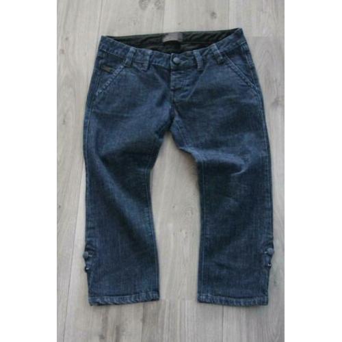 Blauw kort dames broek NUMPH, maat M 38 (935)