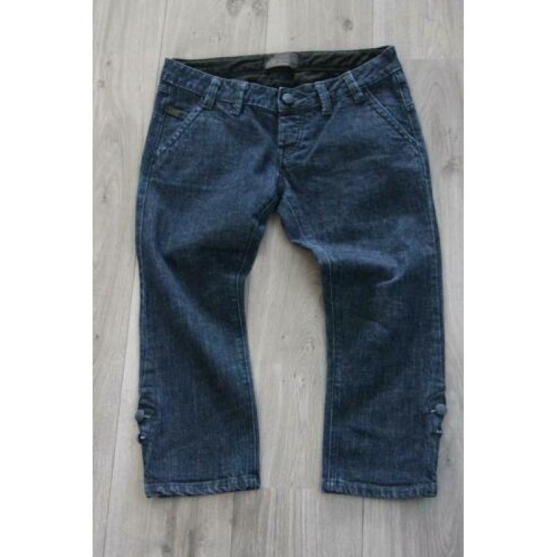 Blauw kort dames broek NUMPH, maat M 38 (935)