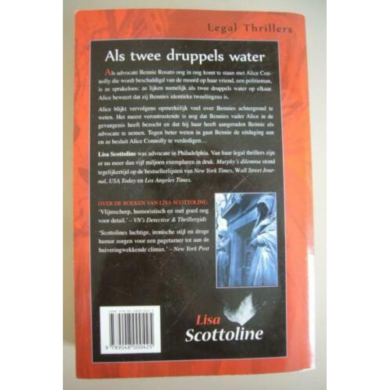 Als twee druppels water Lisa Scottoline