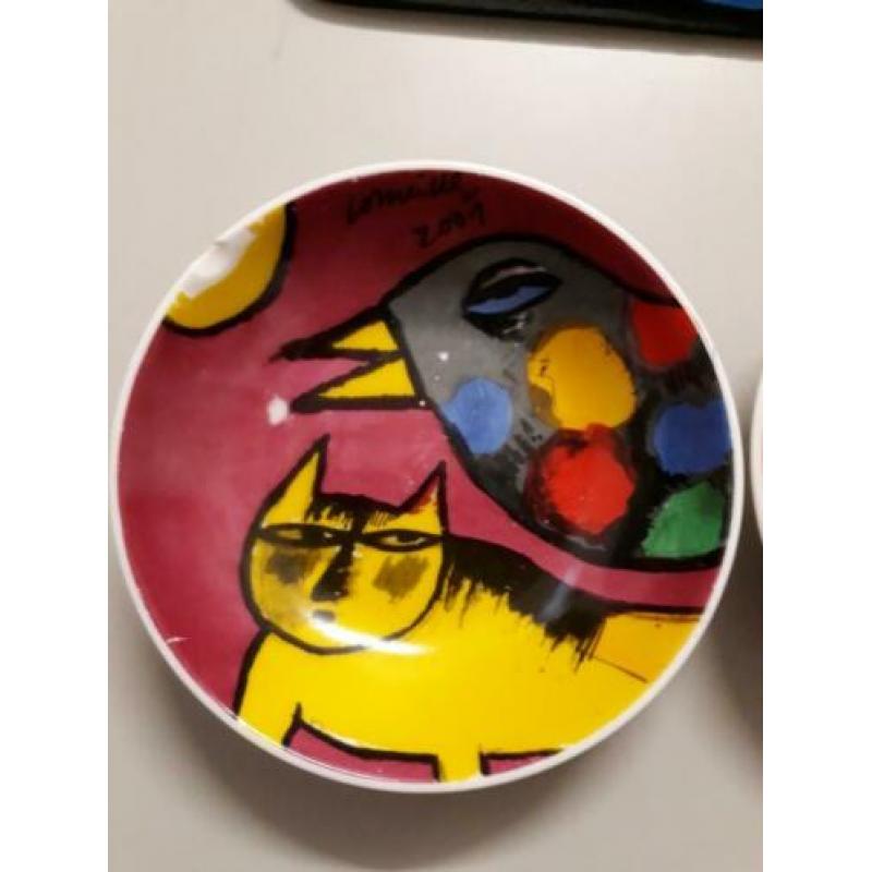 CORNEILLE SCHAALTJES, KERAMIEK, diameter 12 cm.