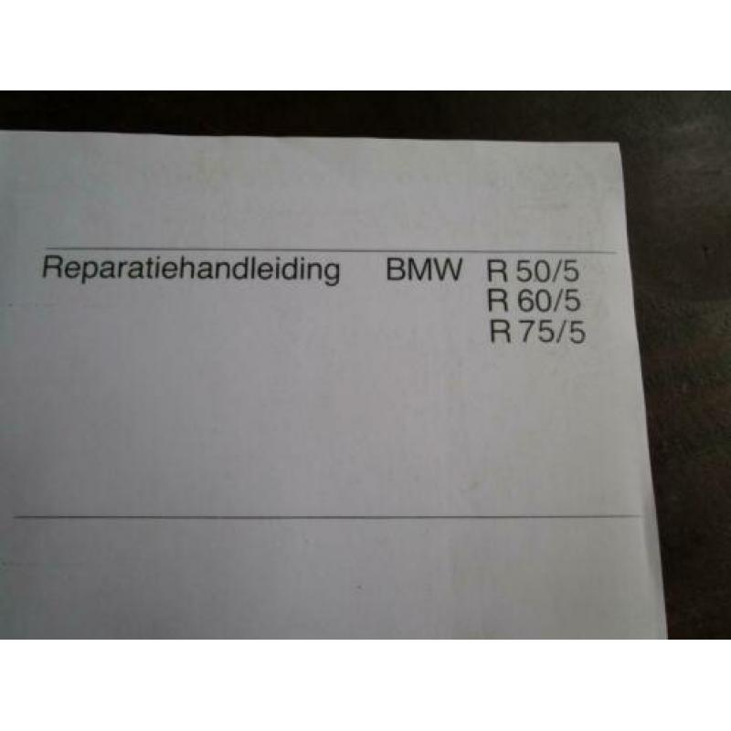 BMW R 50/5 60/5 75/5 reparatiehandleiding gratis af te halen