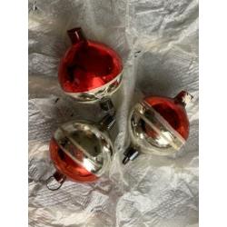 Kleine antieke kerstballen