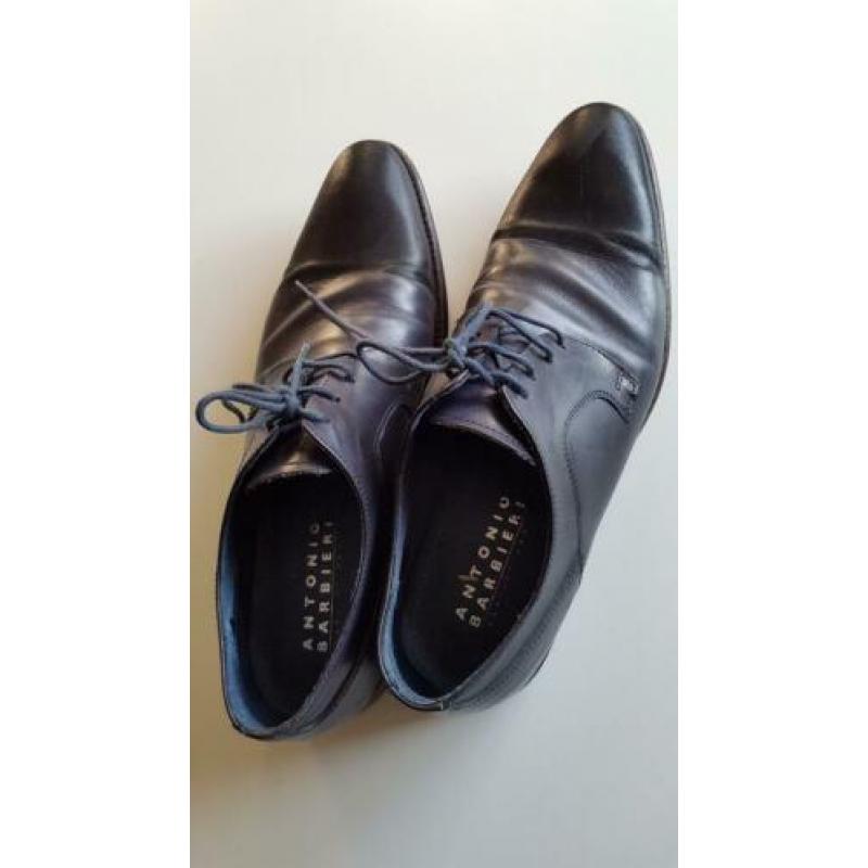 Herenschoenen leer 41 blauw
