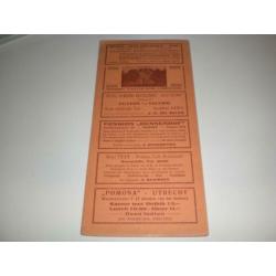 A.N.W.B kaart rijwielpaden Gooi & Eemland, Utrecht uit 1932