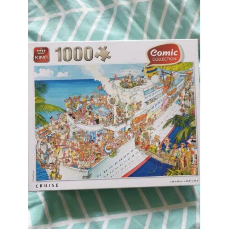 King puzzels (2x 1000 comic, 1x 500)