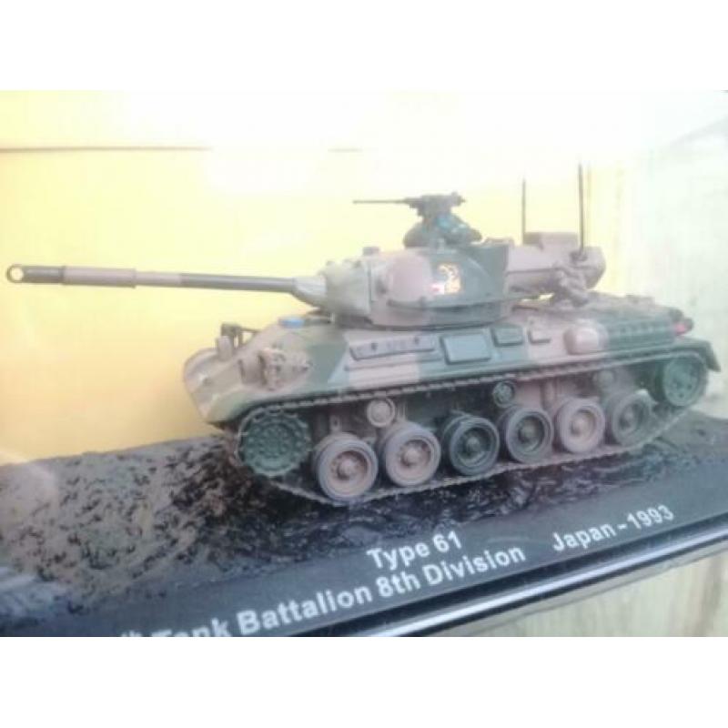 Type 61 10th Tank Battalion 8th Division Japan 1993 1:72 OVP