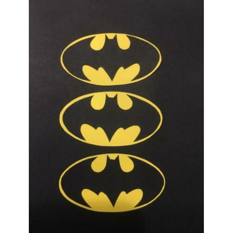 Batmanlogo voor traktatie, versiering of (naam)slinger