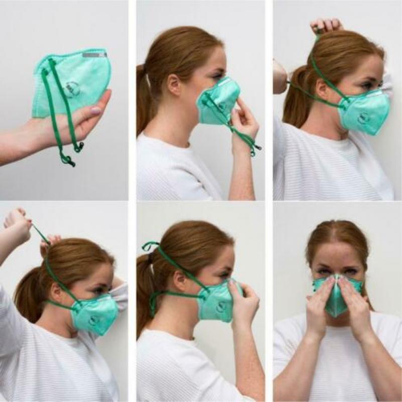 Stofmasker FFP1 filtermasker Virus Mondmasker, 45.000 stuks