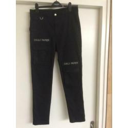Zwarte Cargo broek van Daily paper mt M