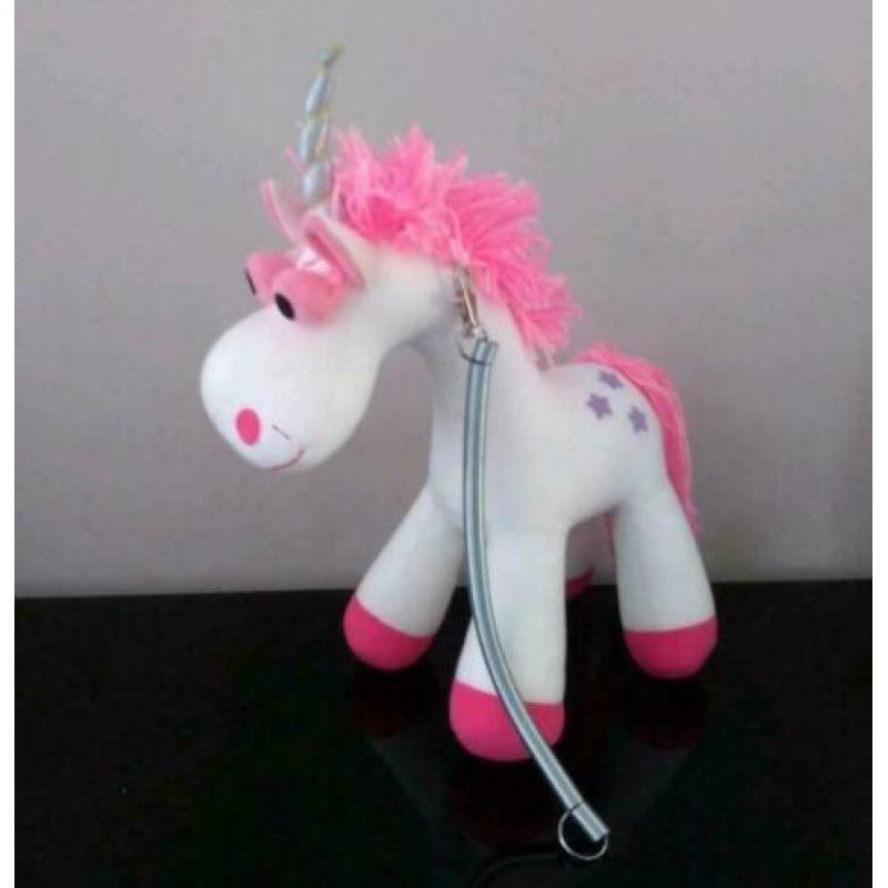 Nieuw! Wiebeldier aan veer - Unicorn