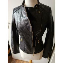 Superstar leder jasje maat s