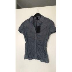 Mango blouse blauw nieuw maat small
