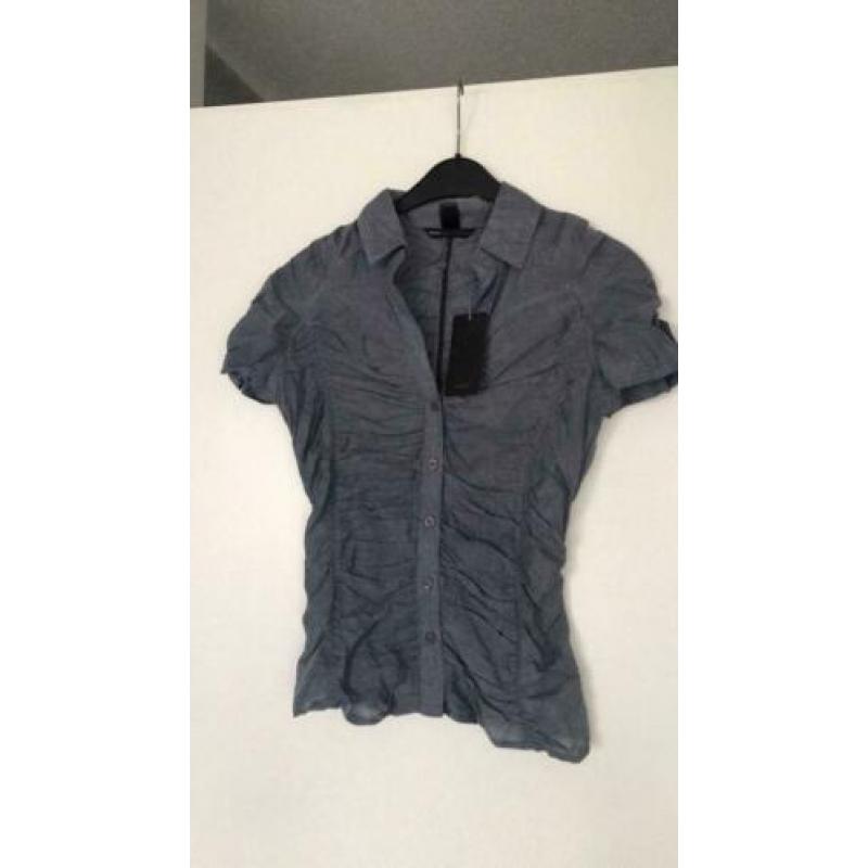 Mango blouse blauw nieuw maat small