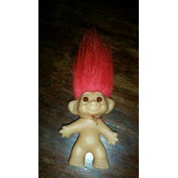 Troll rood haar vintage