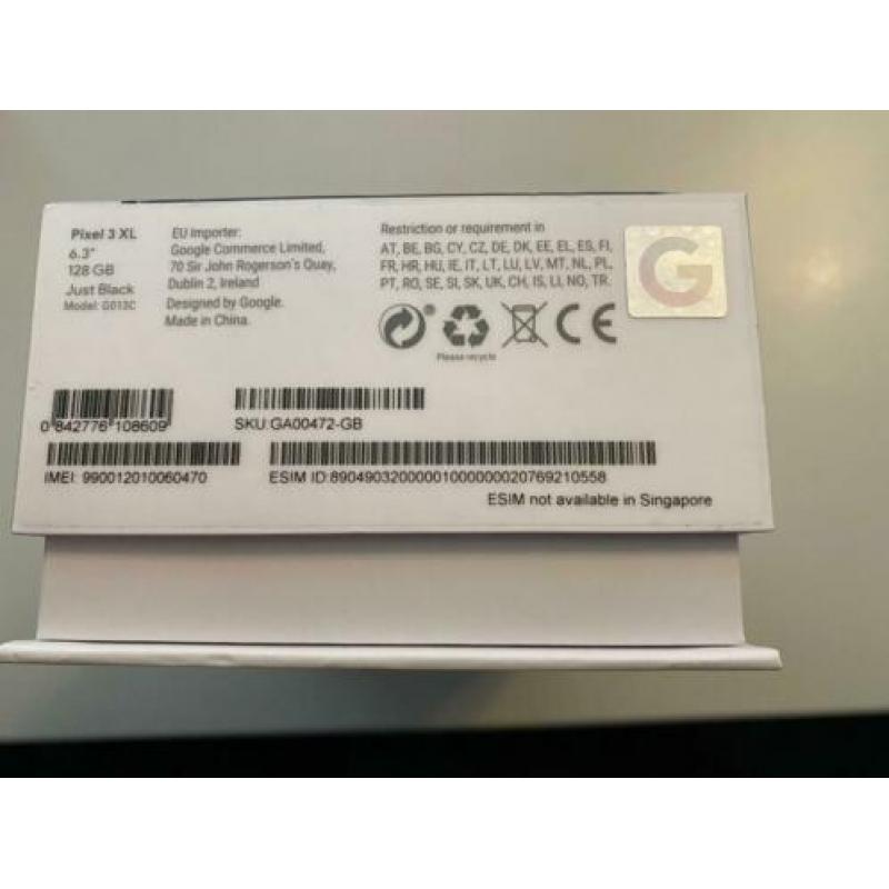 Google Pixel 3XL 128GB Black